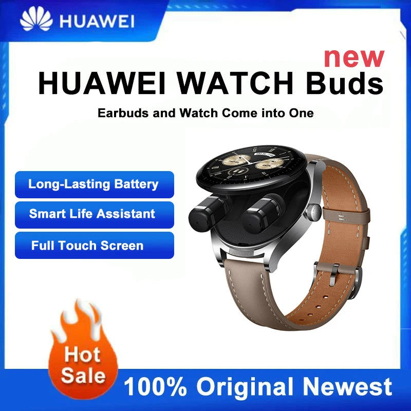 HUAWEI WATCH Buds Earphone SmartWatch 2-in-1 Noise Reduction Call Blood Oxygen Monitoring Men Women Bluetooth Sports Bracelet - A1Smartstore®