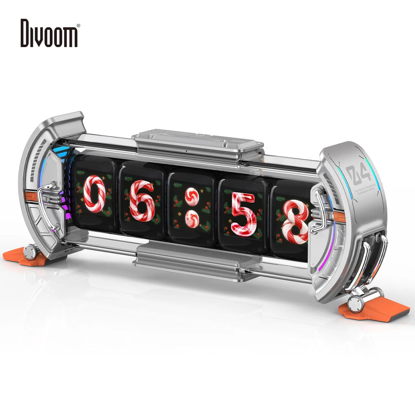 New Divoom Times Gate Pixel Art Gaming Setup Clock with Smart App Control, 128x128 IPS Screen Display - A1Smartstore®