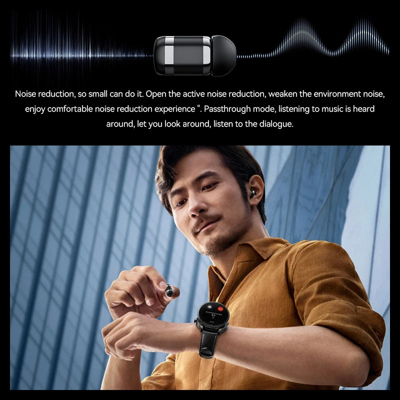 HUAWEI WATCH Buds Earphone SmartWatch 2-in-1 Noise Reduction Call Blood Oxygen Monitoring Men Women Bluetooth Sports Bracelet - A1Smartstore®