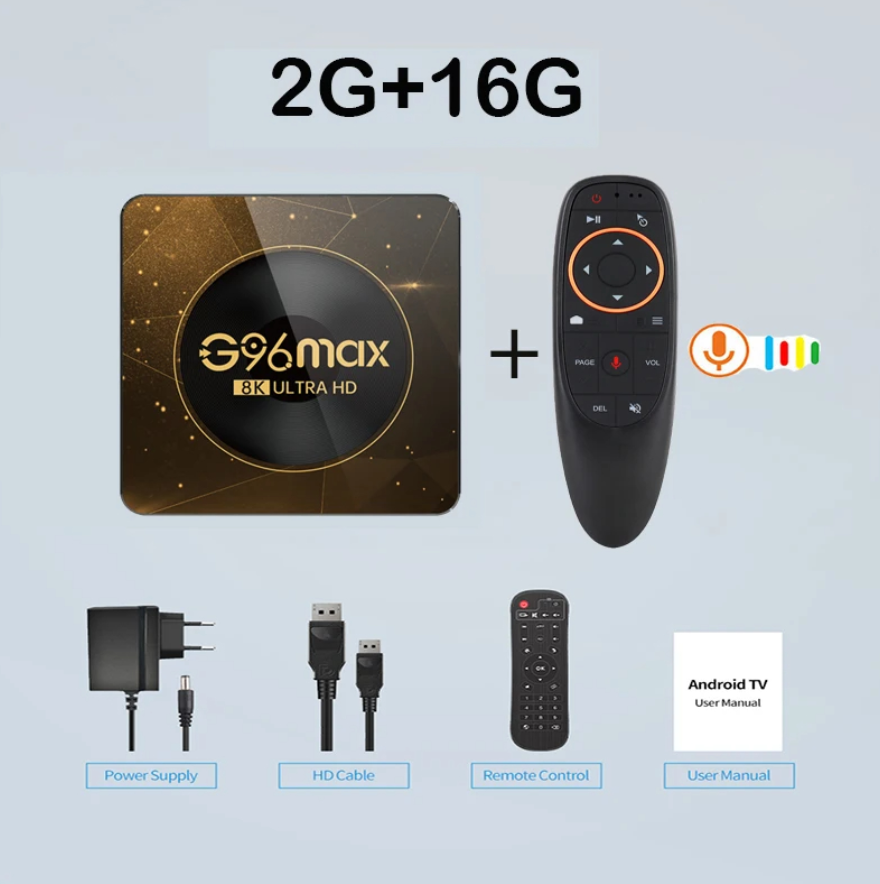 NEW G96 Max Android 13 Smart TV Box Amlogic RK3528 Video Media Player TV Box - A1Smartstore®
