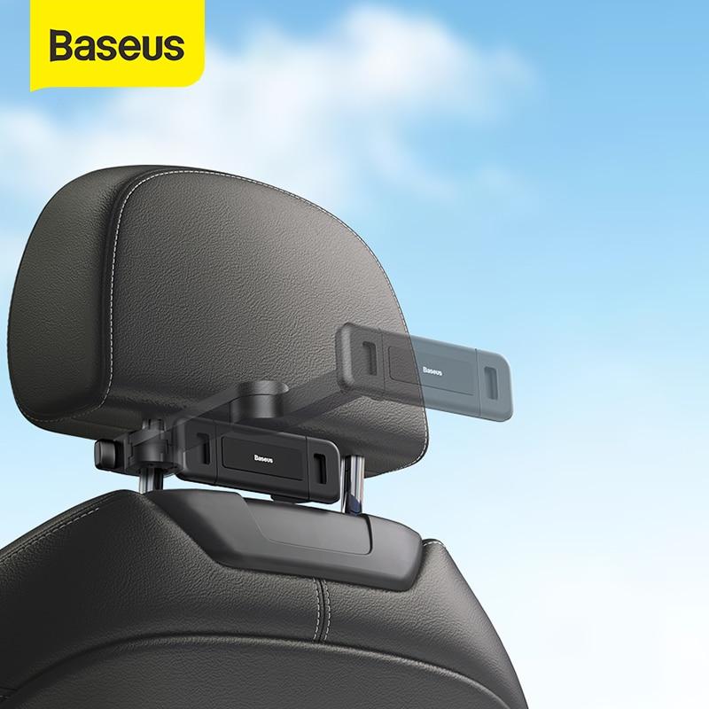 Baseus Car Back Seat Phone Bracket Holder Collapsible Car Headrest Mount - A1SmartStore®