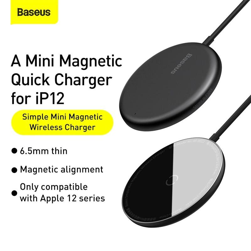 Baseus Magnetic Wireless Charger For iPhone 12 Series Phone Charger - A1SmartStore®