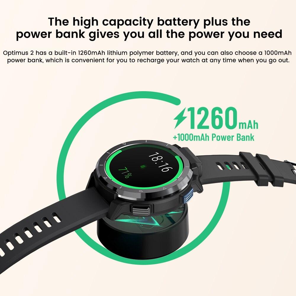 KOSPET Optimus 2 smart watch 4GB 64GB Full touch screen 2260mAh Sport Men's watches Fitness bracelet - A1SmartStore®
