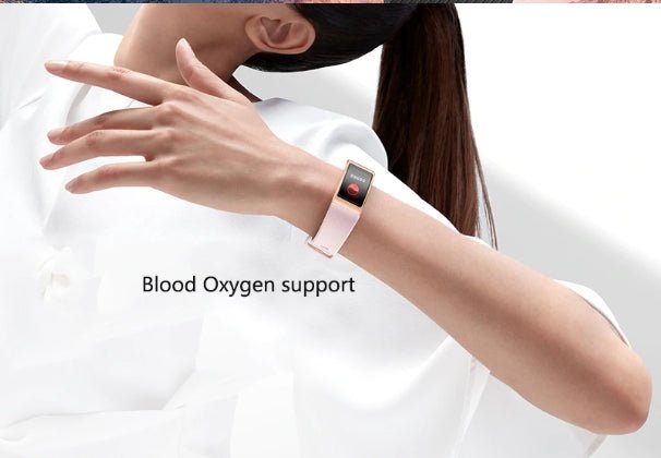 New Huawei Band 4 PRO GPS blood oxygen Heartrate Smartwatch Pink - A1SmartStore®