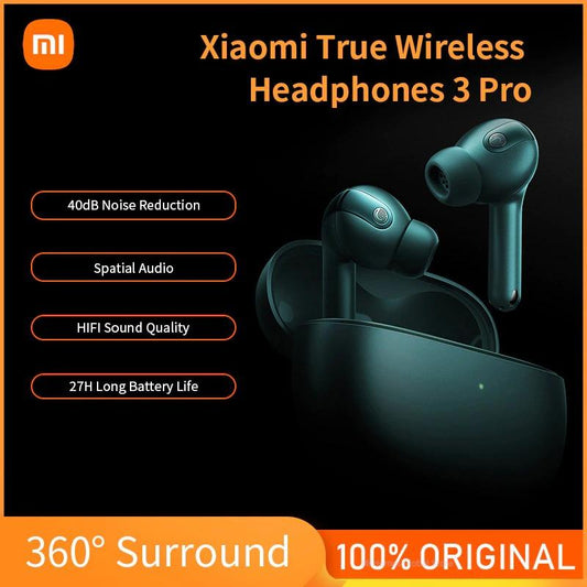 New Xiaomi Earphone 3 Pro Mi Wireless Headphones TWS BT 5.2 40dB Noise Reduction Earbuds - A1SmartStore®