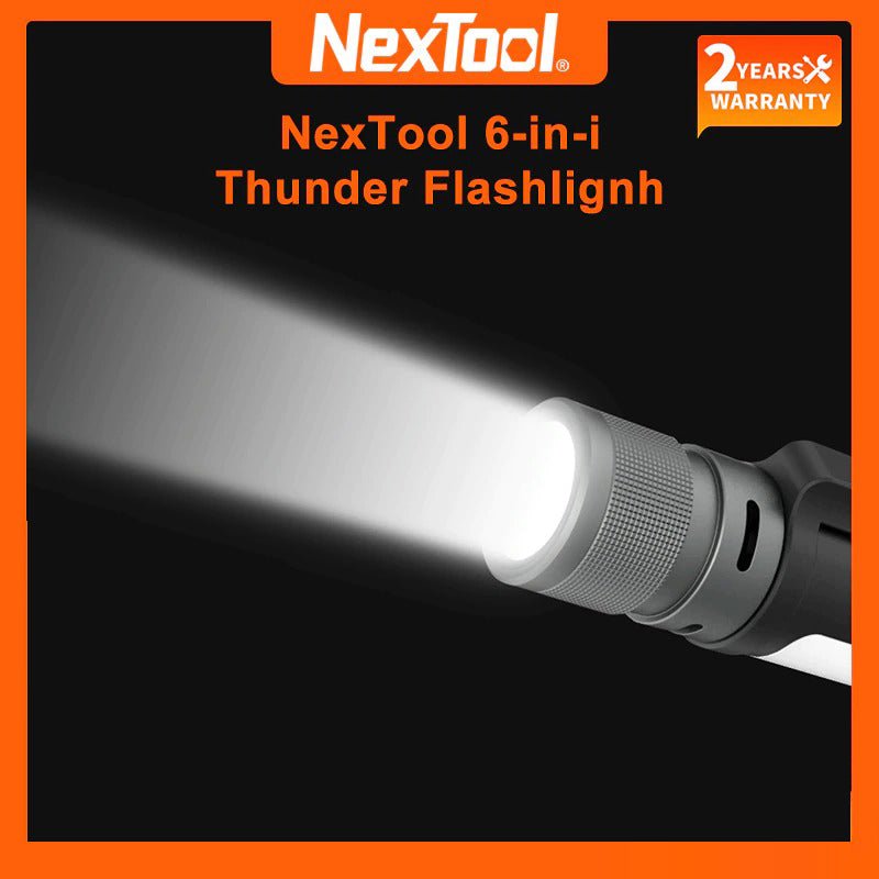 New Youpin NexTool Outdoor 6 in 1 LED Flashlight Ultra Bright Torch Waterproof - A1SmartStore®