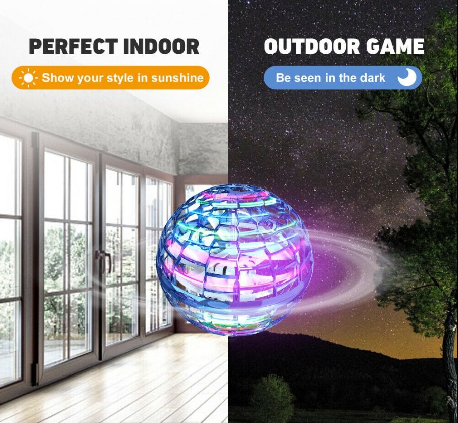 Pro Flying Ball Space Orb Magic Mini Drone UFO Boomerang Boy Girl Toy Gifts Ideal - A1SmartStore®